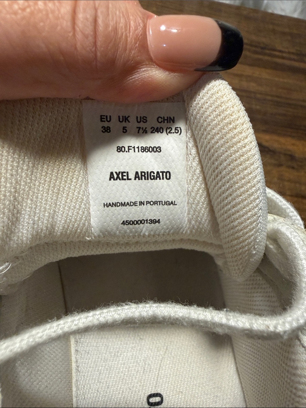 Axel Arigato Cream/White Chunky Sole Sneakers - Picture 7 of 7